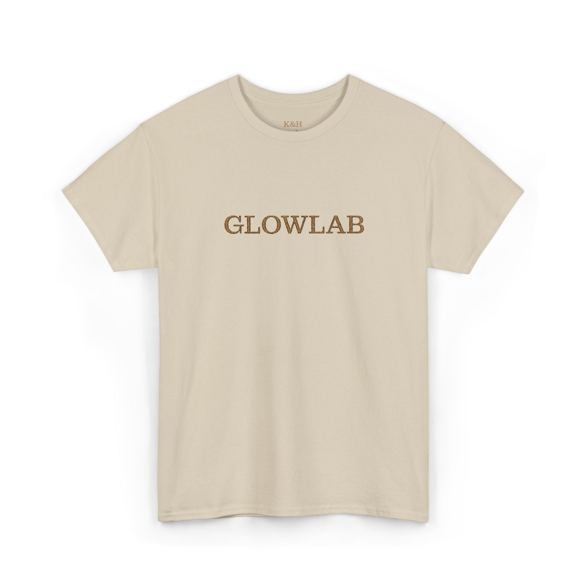 GlowLab Unisex Heavy Cotton Tee - Casual Style for Everyday Wear, Great for Gifts, Summer Vibes, Festivals, Eco-Friendly Fashion