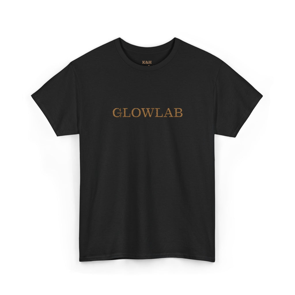 GlowLab Unisex Heavy Cotton Tee - Casual Style for Everyday Wear, Great for Gifts, Summer Vibes, Festivals, Eco-Friendly Fashion