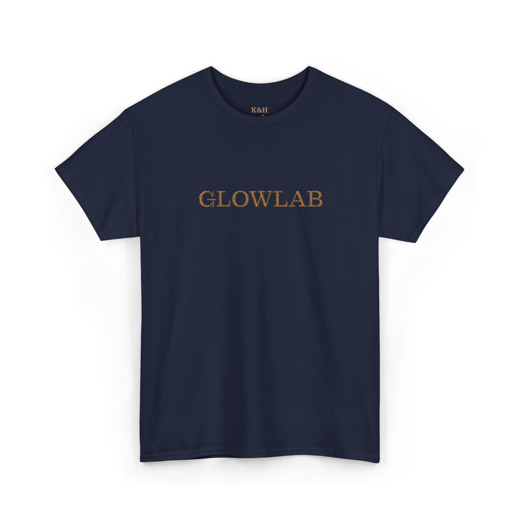 GlowLab Unisex Heavy Cotton Tee - Casual Style for Everyday Wear, Great for Gifts, Summer Vibes, Festivals, Eco-Friendly Fashion