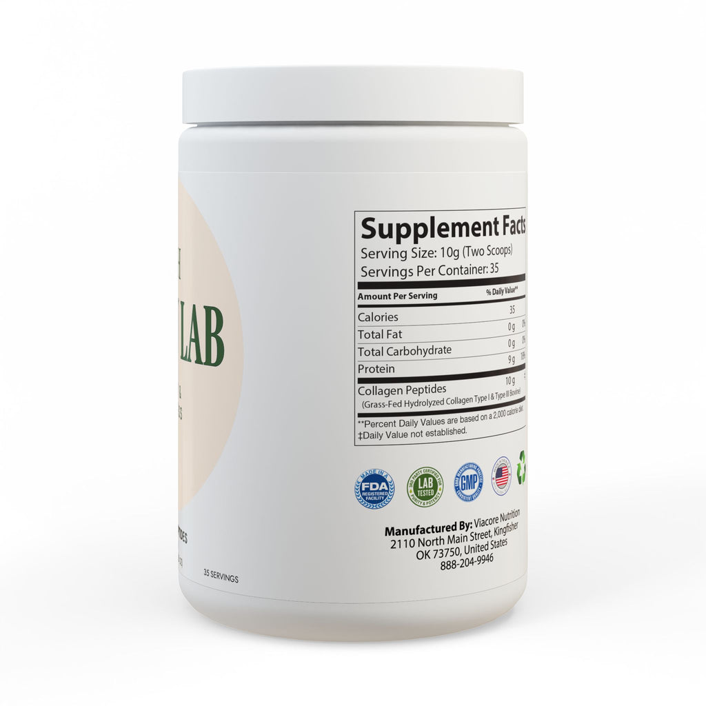 K&H GlowLab Collagen Peptides Type I & III Supplement (350g, 12.3oz)