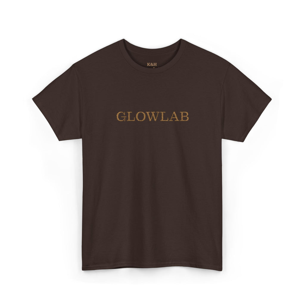 GlowLab Unisex Heavy Cotton Tee - Casual Style for Everyday Wear, Great for Gifts, Summer Vibes, Festivals, Eco-Friendly Fashion