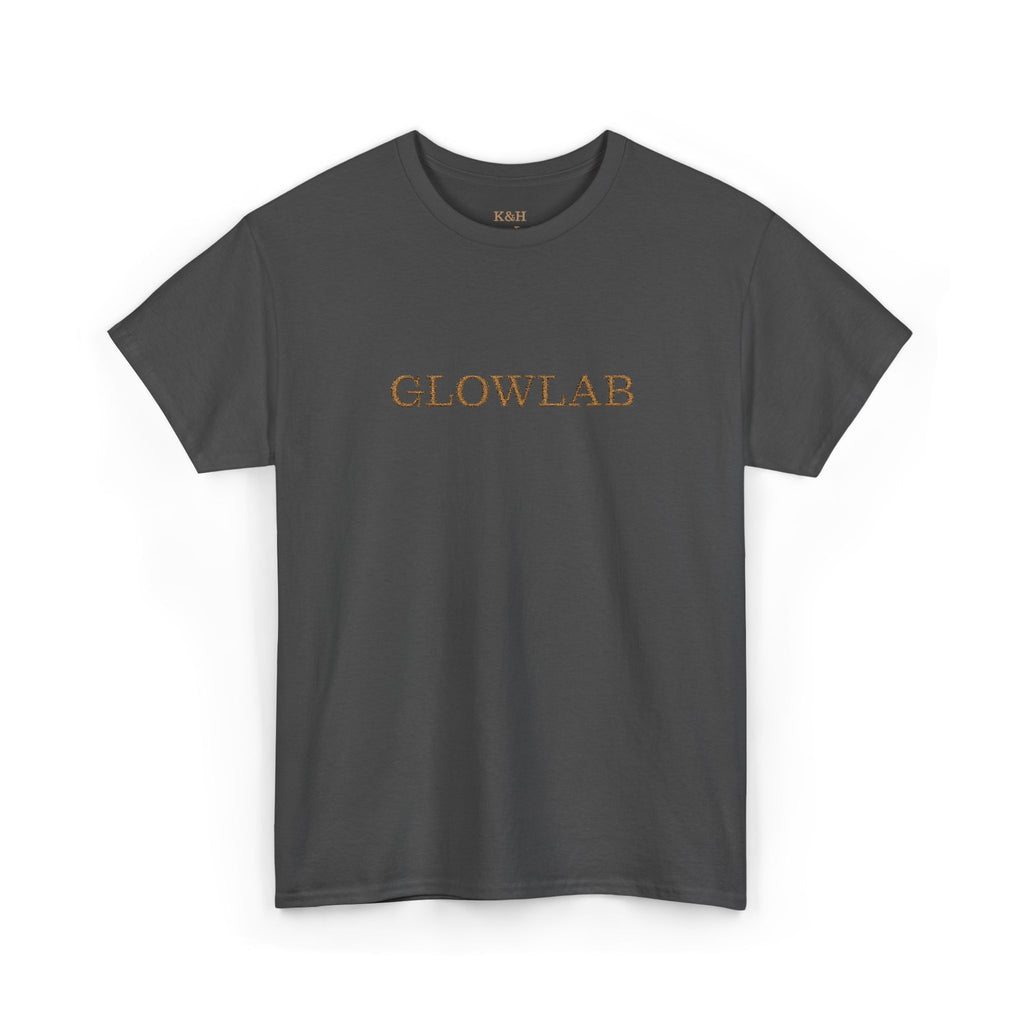 GlowLab Unisex Heavy Cotton Tee - Casual Style for Everyday Wear, Great for Gifts, Summer Vibes, Festivals, Eco-Friendly Fashion