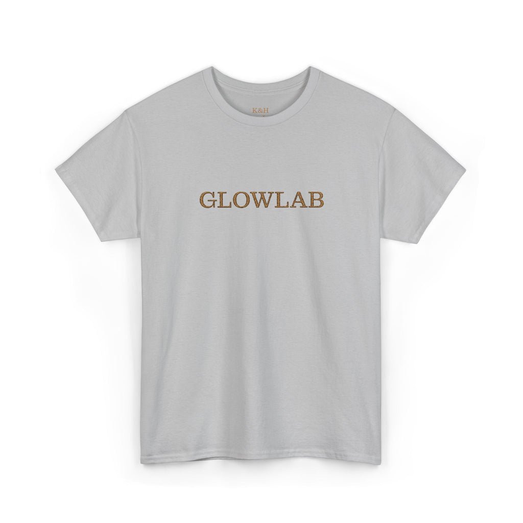 GlowLab Unisex Heavy Cotton Tee - Casual Style for Everyday Wear, Great for Gifts, Summer Vibes, Festivals, Eco-Friendly Fashion