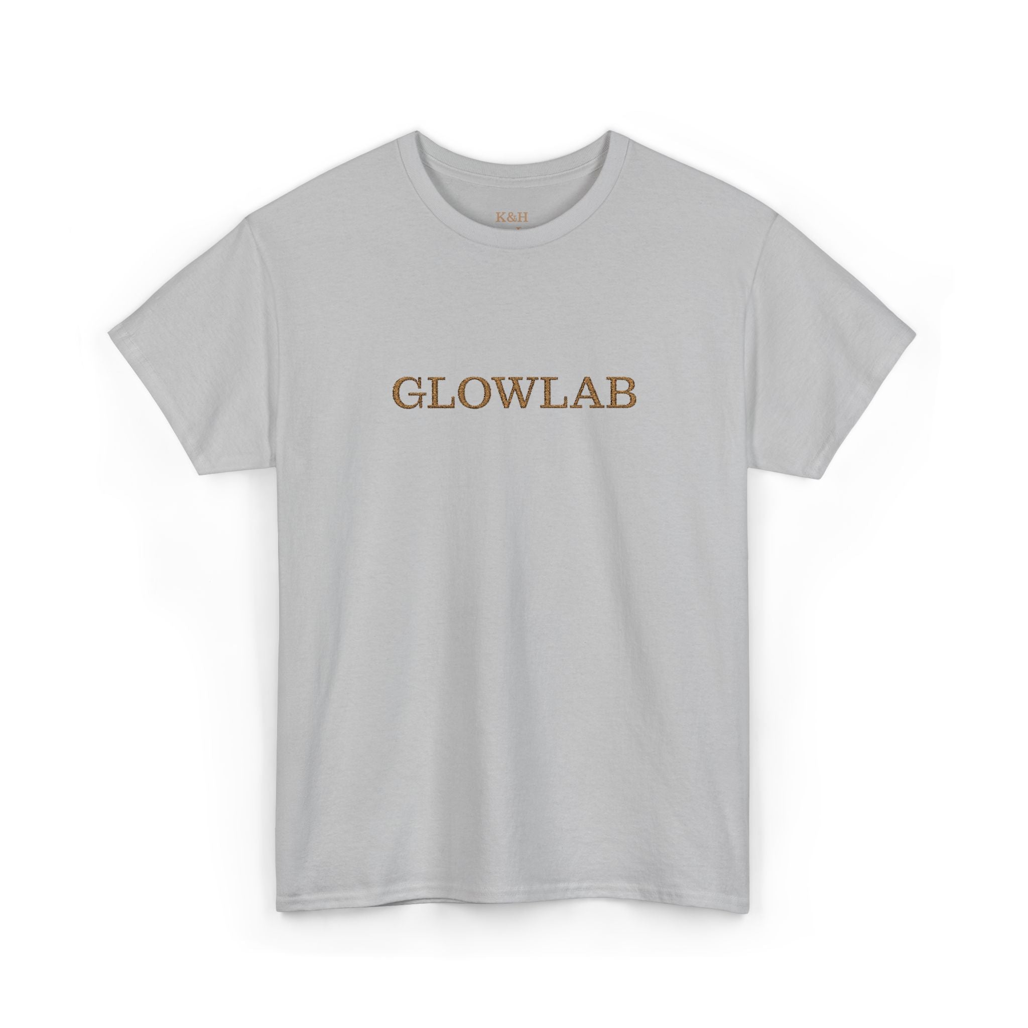 GlowLab Unisex Heavy Cotton Tee - Casual Style for Everyday Wear, Great for Gifts, Summer Vibes, Festivals, Eco-Friendly Fashion