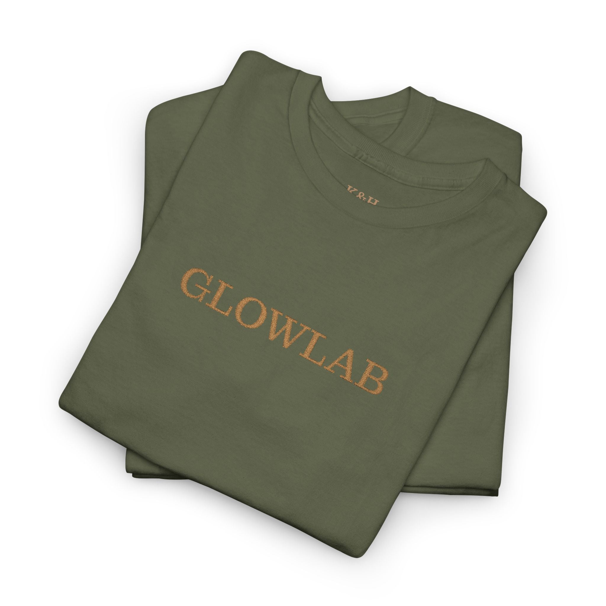 GlowLab Unisex Heavy Cotton Tee - Casual Style for Everyday Wear, Great for Gifts, Summer Vibes, Festivals, Eco-Friendly Fashion