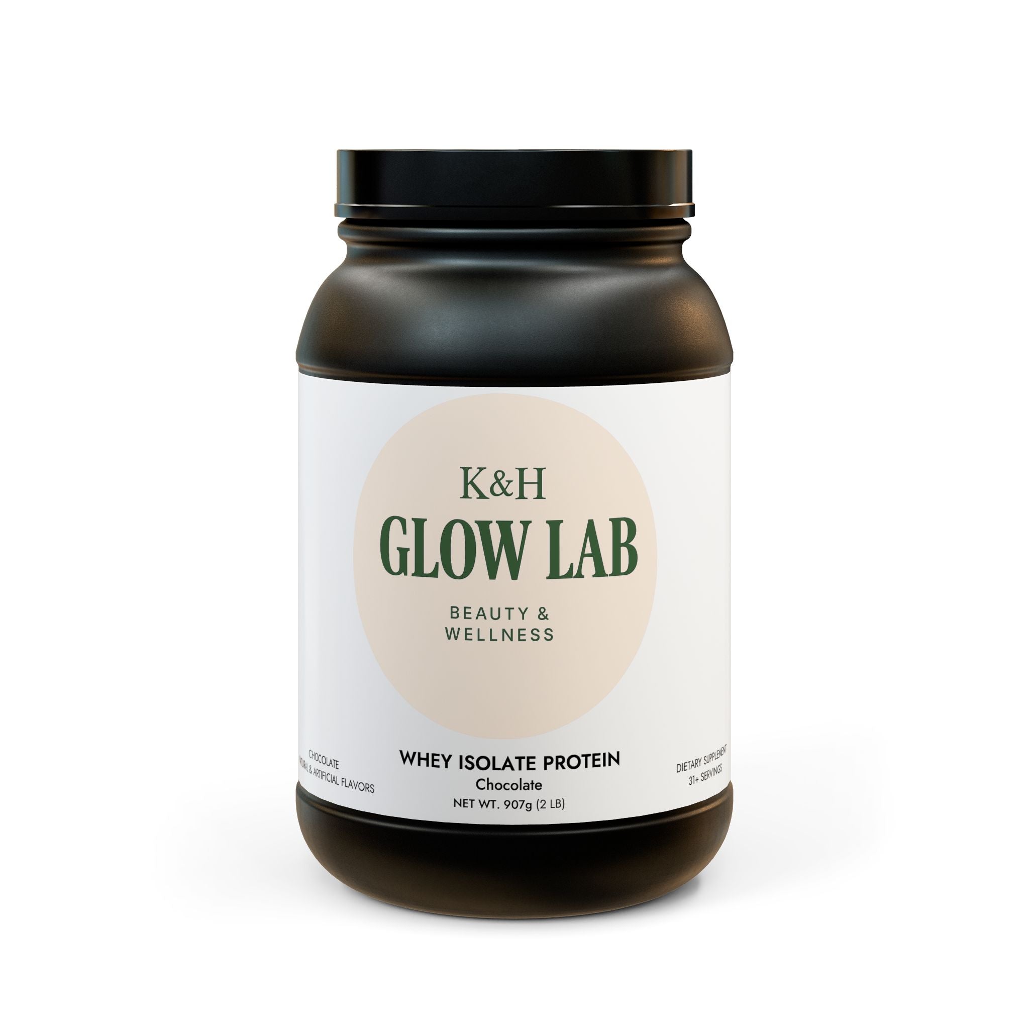 K&H GlowLab Whey Isolate Protein Supplement (907g, 2lb)