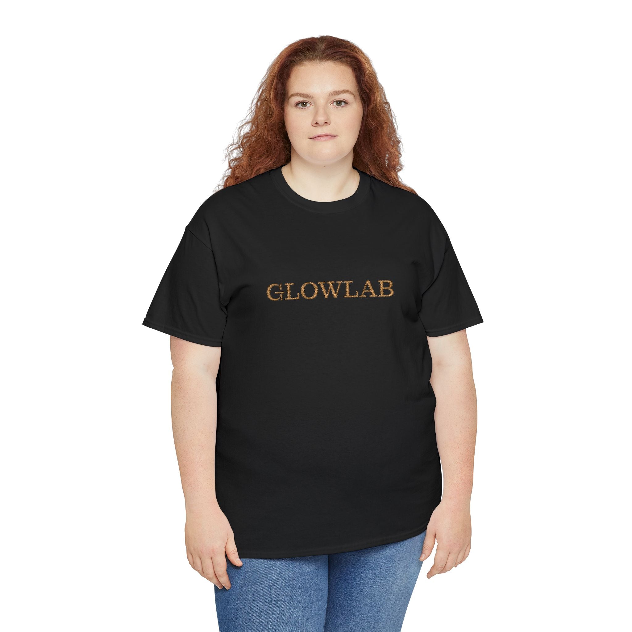 GlowLab Unisex Heavy Cotton Tee - Casual Style for Everyday Wear, Great for Gifts, Summer Vibes, Festivals, Eco-Friendly Fashion