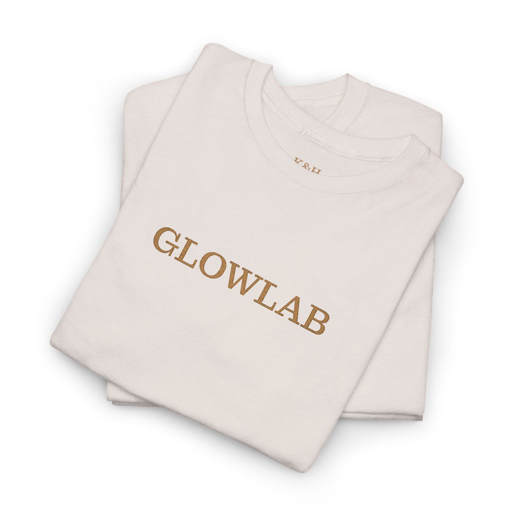 GlowLab Unisex Heavy Cotton Tee - Casual Style for Everyday Wear, Great for Gifts, Summer Vibes, Festivals, Eco-Friendly Fashion