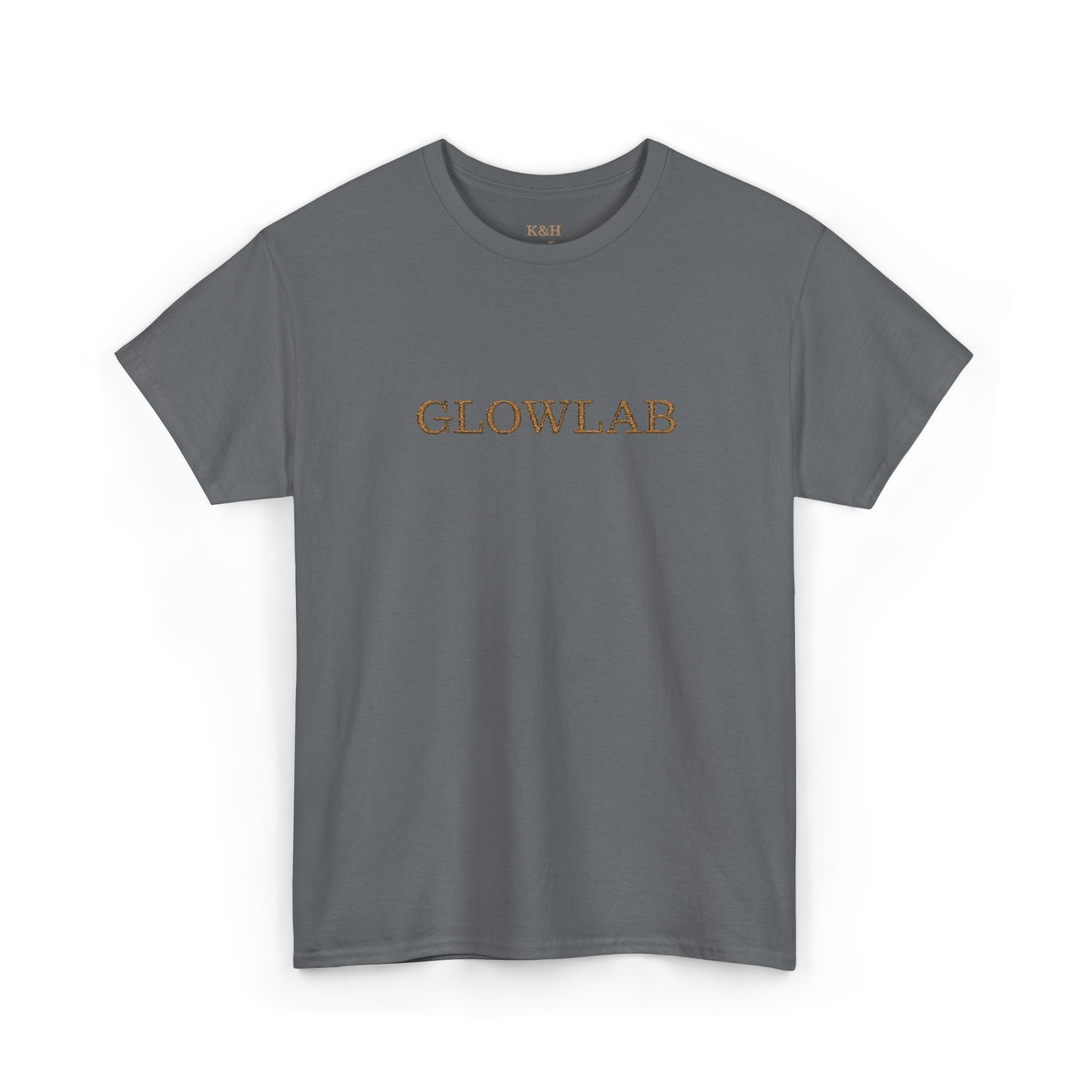 GlowLab Unisex Heavy Cotton Tee - Casual Style for Everyday Wear, Great for Gifts, Summer Vibes, Festivals, Eco-Friendly Fashion