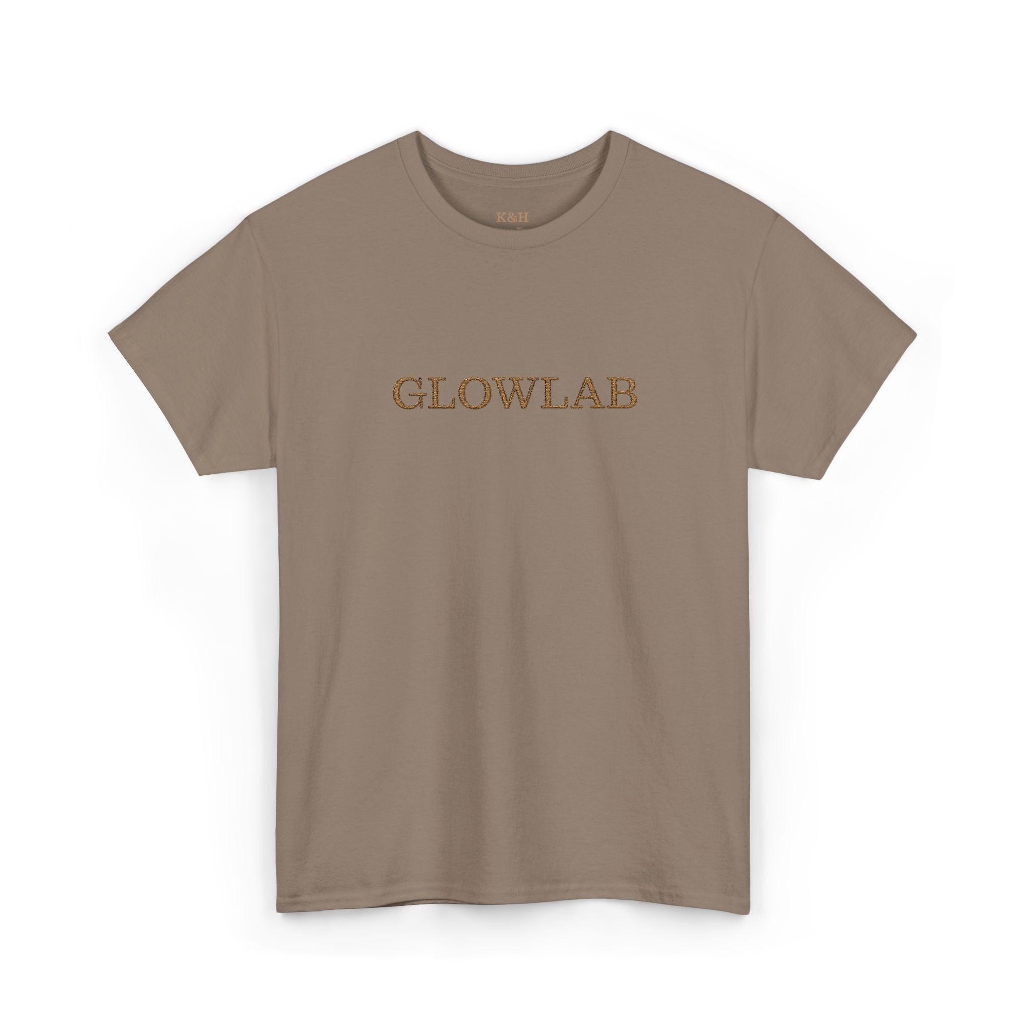 GlowLab Unisex Heavy Cotton Tee - Casual Style for Everyday Wear, Great for Gifts, Summer Vibes, Festivals, Eco-Friendly Fashion