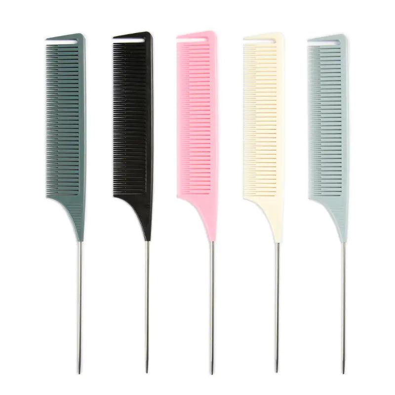 Plastic Styling Comb for Hair Care and Grooming