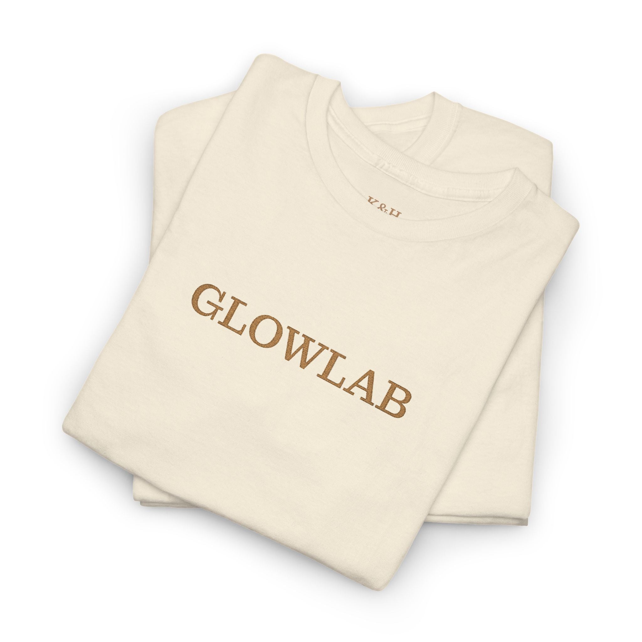GlowLab Unisex Heavy Cotton Tee - Casual Style for Everyday Wear, Great for Gifts, Summer Vibes, Festivals, Eco-Friendly Fashion