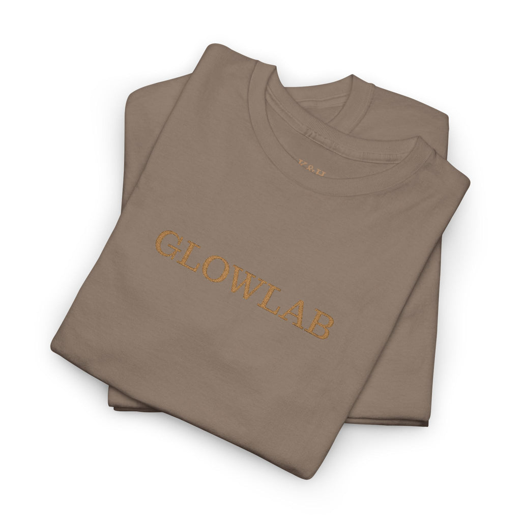 GlowLab Unisex Heavy Cotton Tee - Casual Style for Everyday Wear, Great for Gifts, Summer Vibes, Festivals, Eco-Friendly Fashion