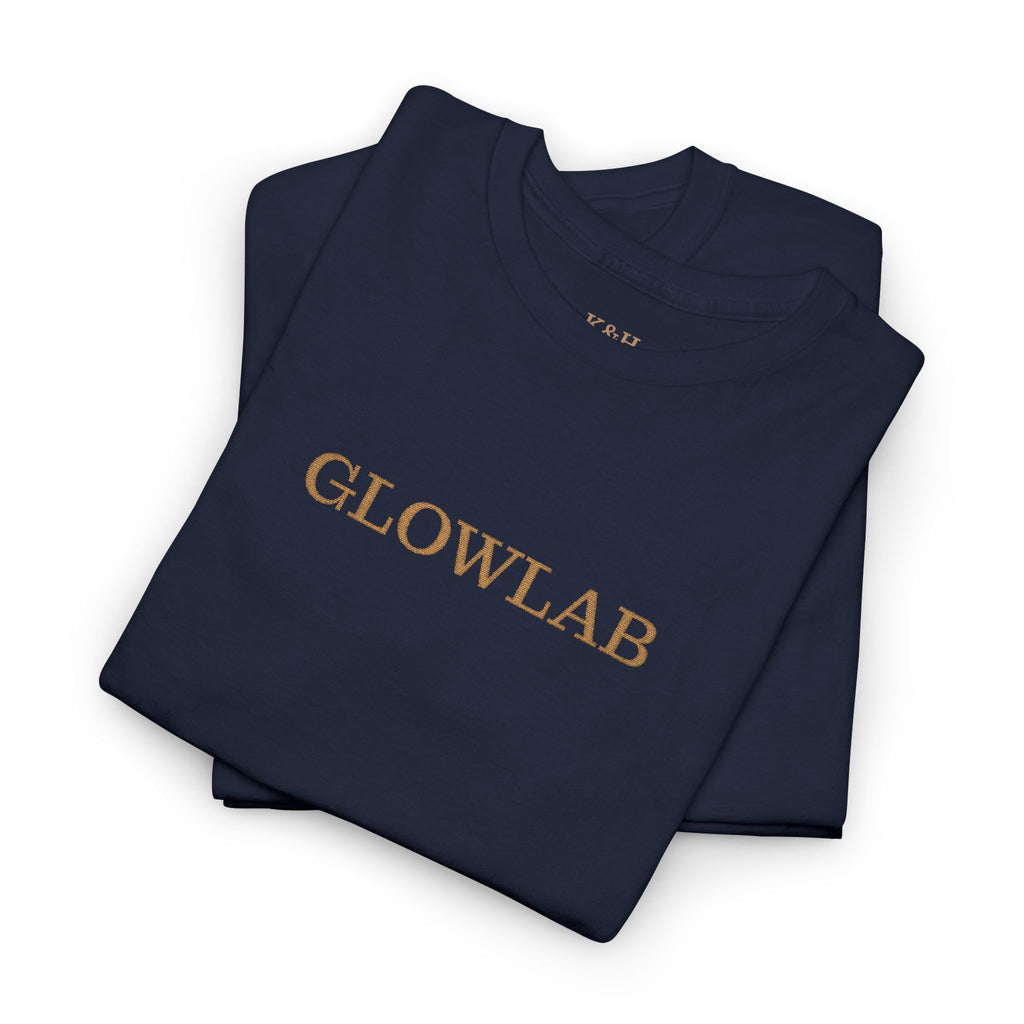 GlowLab Unisex Heavy Cotton Tee - Casual Style for Everyday Wear, Great for Gifts, Summer Vibes, Festivals, Eco-Friendly Fashion