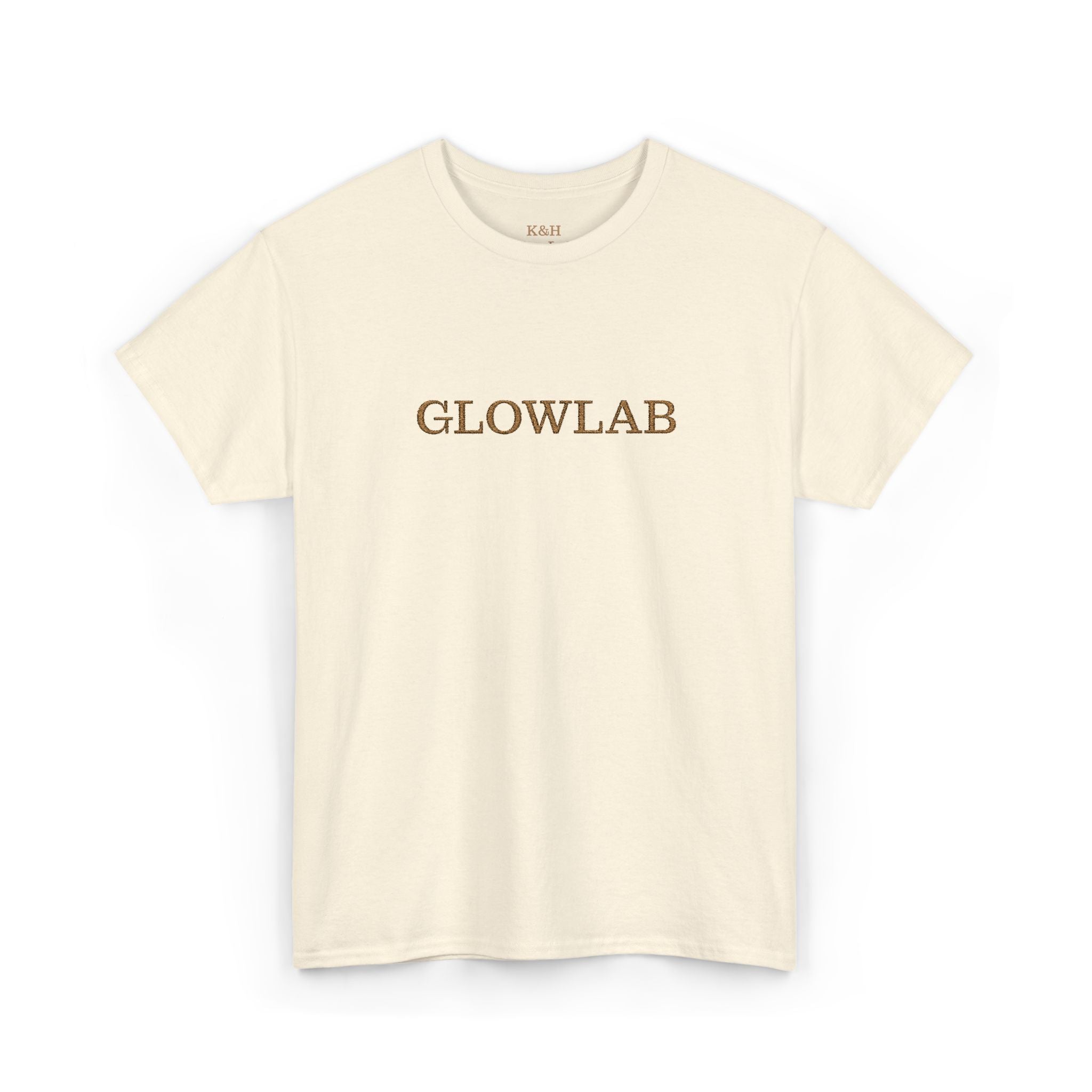 GlowLab Unisex Heavy Cotton Tee - Casual Style for Everyday Wear, Great for Gifts, Summer Vibes, Festivals, Eco-Friendly Fashion