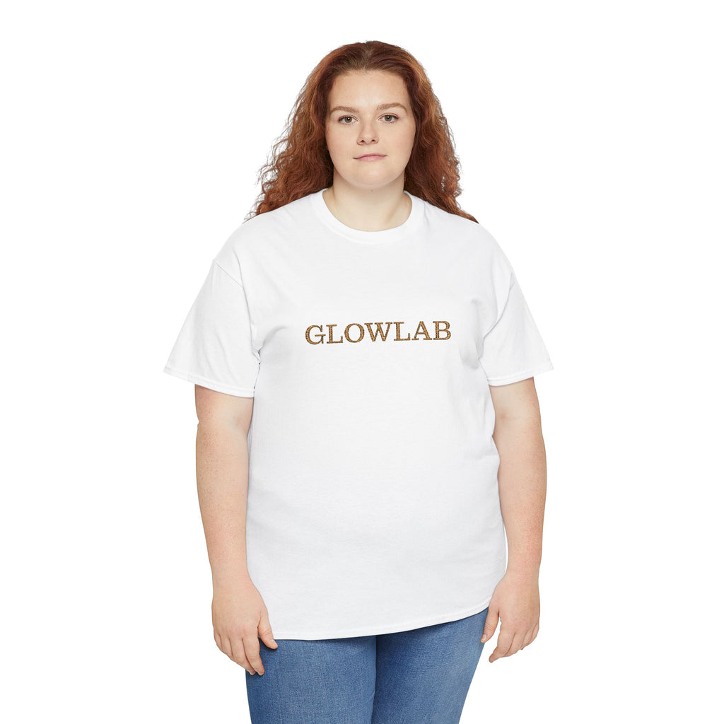 GlowLab Unisex Heavy Cotton Tee - Casual Style for Everyday Wear, Great for Gifts, Summer Vibes, Festivals, Eco-Friendly Fashion