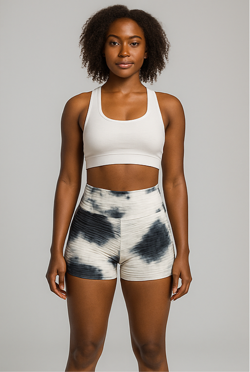 Ink Flower Slimming Breathable Yoga Fitness Pants