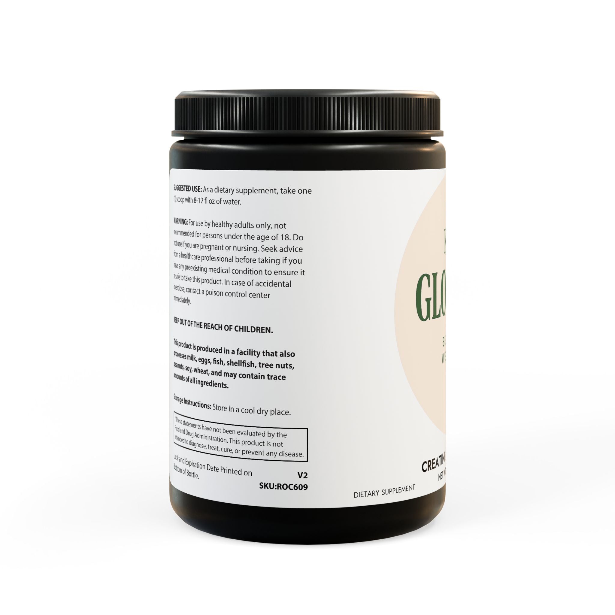 K&H GlowLab Creatine Monohydrate Supplement (300g, 10.58oz)