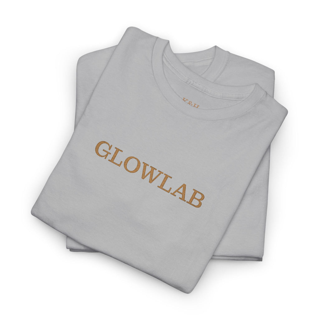 GlowLab Unisex Heavy Cotton Tee - Casual Style for Everyday Wear, Great for Gifts, Summer Vibes, Festivals, Eco-Friendly Fashion