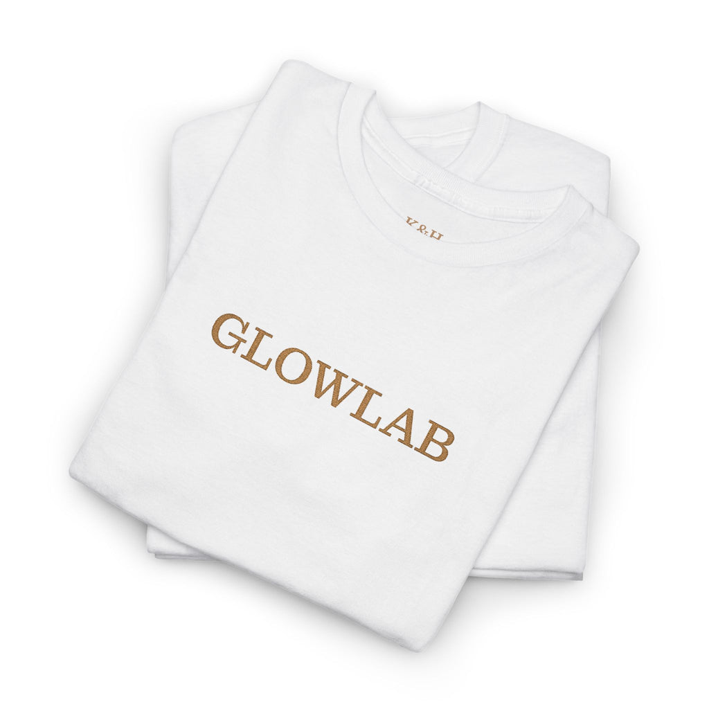 GlowLab Unisex Heavy Cotton Tee - Casual Style for Everyday Wear, Great for Gifts, Summer Vibes, Festivals, Eco-Friendly Fashion