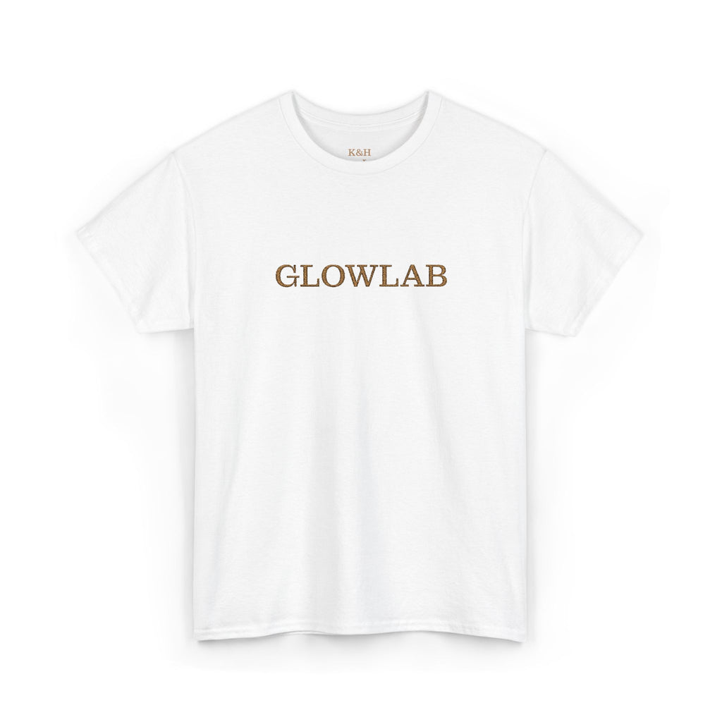 GlowLab Unisex Heavy Cotton Tee - Casual Style for Everyday Wear, Great for Gifts, Summer Vibes, Festivals, Eco-Friendly Fashion