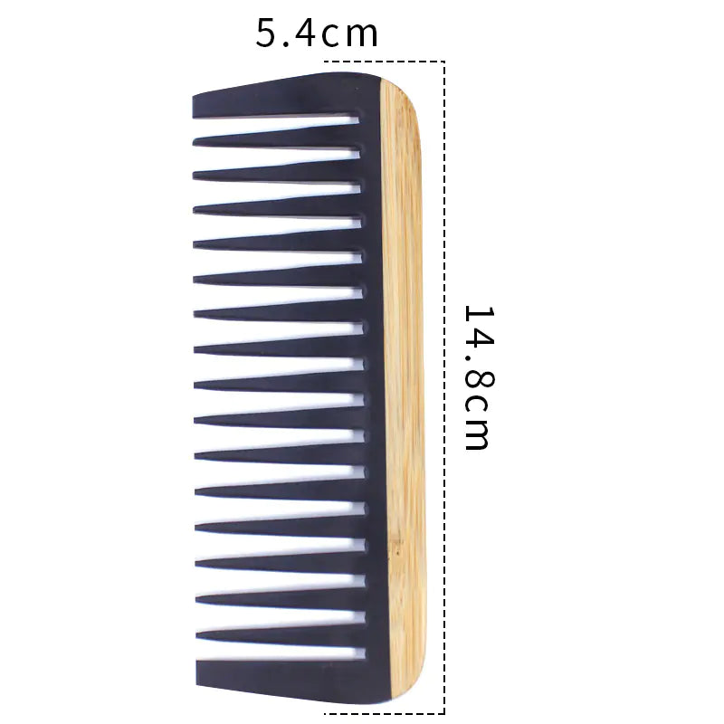 Bamboo Hair Comb - Anti-Static Wooden Design