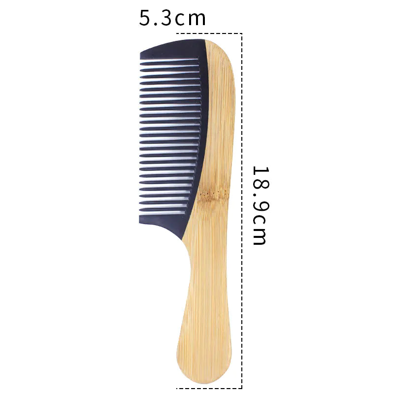 Bamboo Hair Comb - Anti-Static Wooden Design