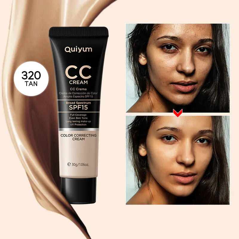 Quiyum CC Cream 30ml (Color Box) - Hydrating and Concealing