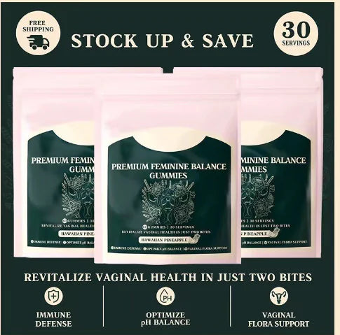 Premium Feminine Balance Gummies (One Bag)